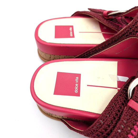 Dolce Vita Ralli Women's Wedge Knit Sandals Double Strap Slide Size US7.5 - Picture 11 of 12